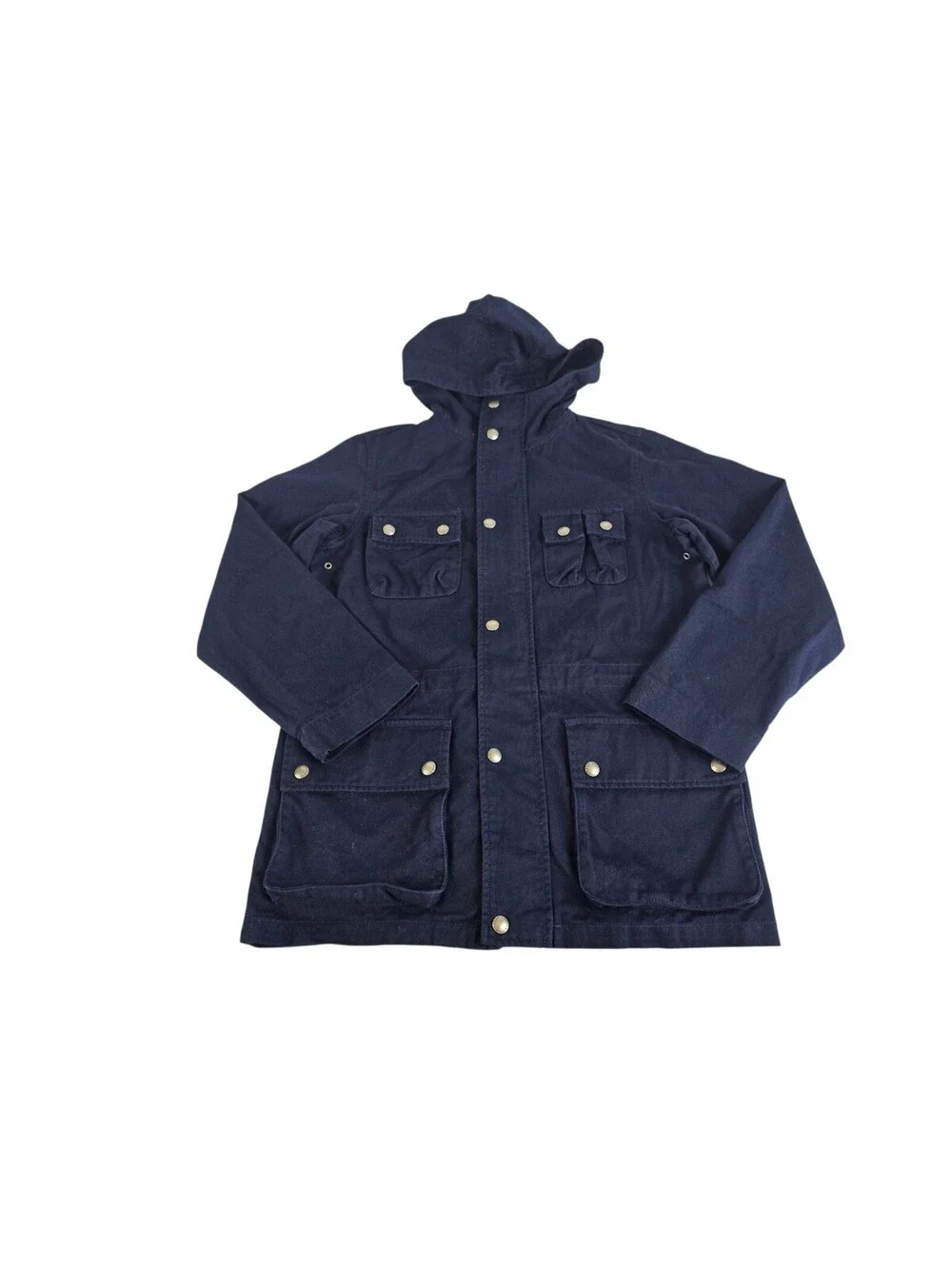 Polo Ralph Lauren boys navy blue cotton jacket coat parka size 10-12 yrs